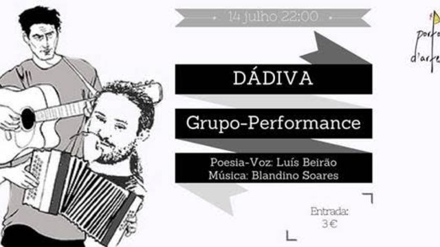 Dádiva - projeto-performance de poesia Dádiva - projeto-performance de poesia