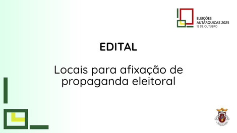 Locais para afixação de propaganda eleitoral