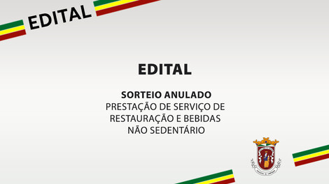 Edital - Sorteio Anulado SRBCNSE