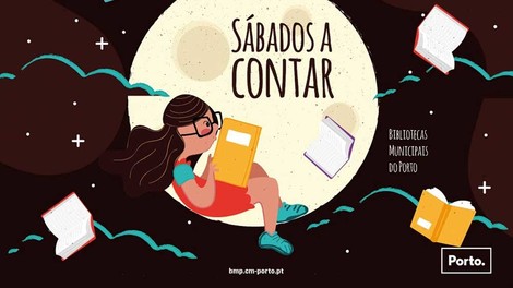 Sábados a Contar histórias a crianças na bibliotecas municipais