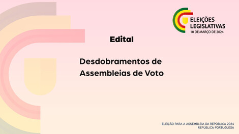 Edital - Desdobramentos de Assembleias de Voto