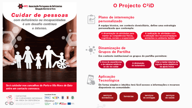 Capacitar os Cuidadores Informais na área da Deficiência