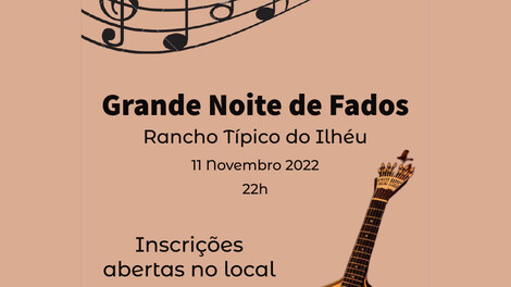 Noite de Fados Rancho Típico do Ilhéu Noite de Fados Rancho Típico do Ilhéu