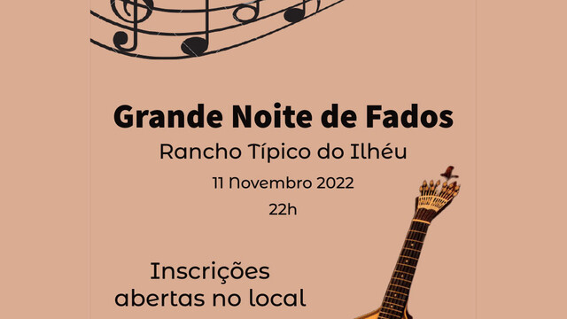 Noite de Fados Rancho Típico do Ilhéu Noite de Fados Rancho Típico do Ilhéu