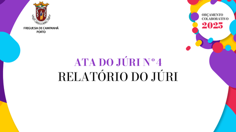Orçamento Colaborativo 2025 - Ata do Júri Nº. 4