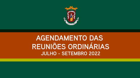 Edital - Agendamento das reuniões ordinárias (junho 2022)